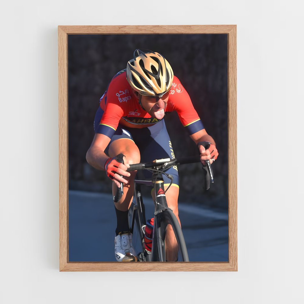 Poster L'Escalade Rouge – affiche Cyclisme (vue 4)